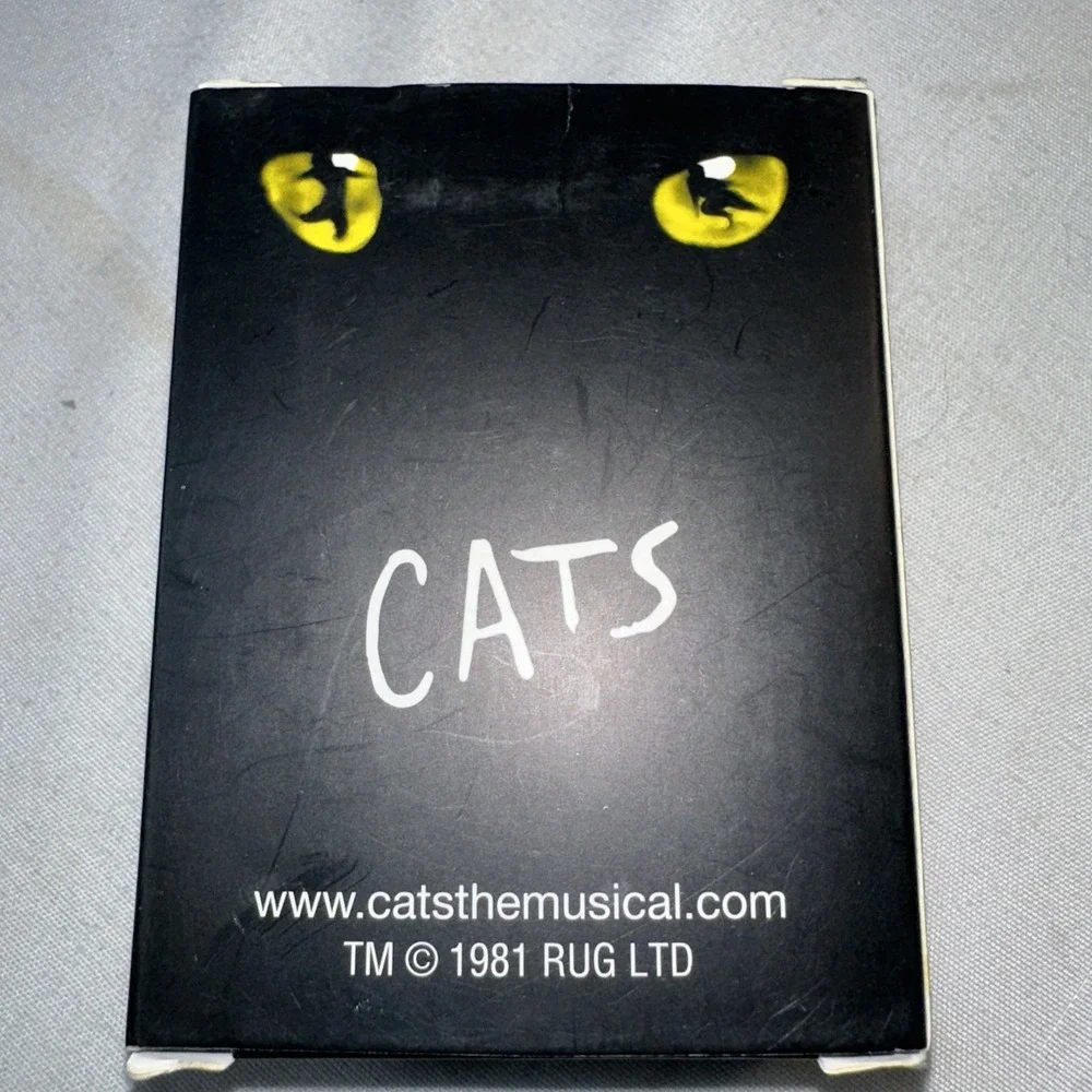 Vintage CATS Double Sided Rotating Keyring Keychain 1981  NIB